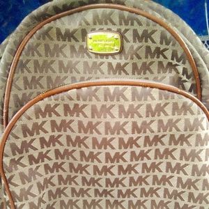 Michael kors leather backpack